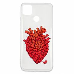 Чехол для Xiaomi Redmi 9c Heart of many cats - PrintSalon