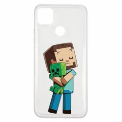 Чохол для Xiaomi Redmi 9c Heroes from Minecraft - PrintSalon