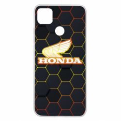 Чохол для Xiaomi Redmi 9c Honda color logo - PrintSalon