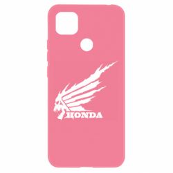 Чехол для Xiaomi Redmi 9c Honda skull - PrintSalon