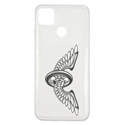 Чехол для Xiaomi Redmi 9c Колесо и крылья - PrintSalon
