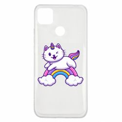 Чехол для Xiaomi Redmi 9c Котик-единорог - PrintSalon