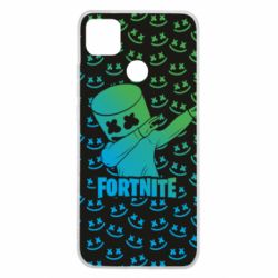 Чехол для Xiaomi Redmi 9c Marshmello Fortnite Dab Neon - PrintSalon
