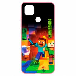 Чехол для Xiaomi Redmi 9c Майнкрафт - PrintSalon