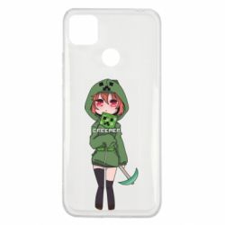 Чехол для Xiaomi Redmi 9c Minecraft anime - PrintSalon