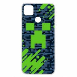 Чехол для Xiaomi Redmi 9c Minecraft Creeper - PrintSalon