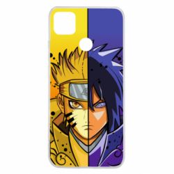 Чехол для Xiaomi Redmi 9c Naruto Vs Sasuke