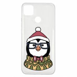 Чехол для Xiaomi Redmi 9c New Year's Penguin - PrintSalon