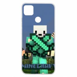 Чехол для Xiaomi Redmi 9c Novaskin Minecraft - PrintSalon