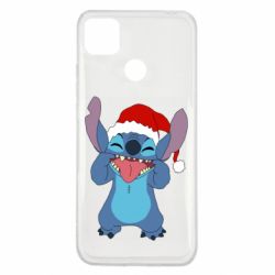 Чехол для Xiaomi Redmi 9c Новогодний Стич