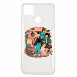 Чехол для Xiaomi Redmi 9c Очень странные дела арт - PrintSalon