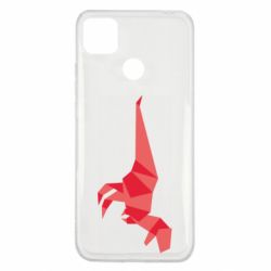 Чехол для Xiaomi Redmi 9c Origami dinosaur - PrintSalon