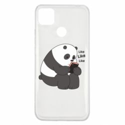 Чехол для Xiaomi Redmi 9c Панда лайк