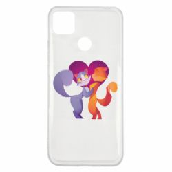 Чохол для Xiaomi Redmi 9c Парочка. Котики - PrintSalon