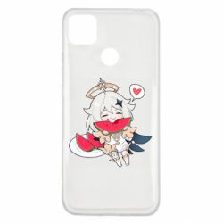 Чохол для Xiaomi Redmi 9c Паймон з кавуном - PrintSalon