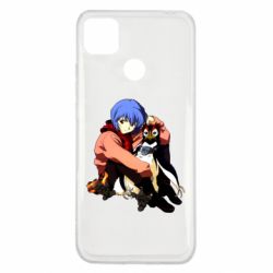 Чехол для Xiaomi Redmi 9c Rei Ayanami and Pen Pen - PrintSalon