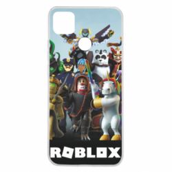 Чехол для Xiaomi Redmi 9c Roblox персонажи - PrintSalon