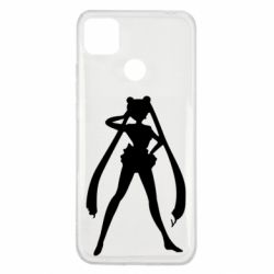 Чохол для Xiaomi Redmi 9c Sailor Moon silhouette - PrintSalon