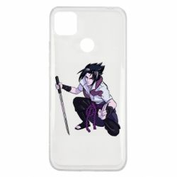 Чехол для Xiaomi Redmi 9c Sasuke with katana - PrintSalon
