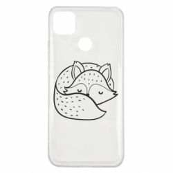 Чехол для Xiaomi Redmi 9c Sleeping fox - PrintSalon