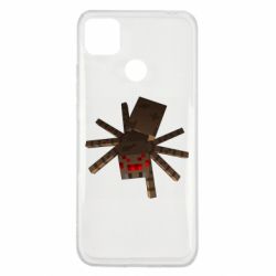 Чехол для Xiaomi Redmi 9c Spider from Minecraft - PrintSalon