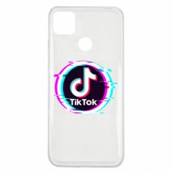 Чехол для Xiaomi Redmi 9c Tik tock glitch ring - PrintSalon