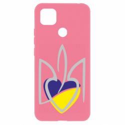 Чехол для Xiaomi Redmi 9c Ukrainian heart - PrintSalon