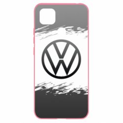 Чохол для Xiaomi Redmi 9c Volkswagen logo and grunge - PrintSalon