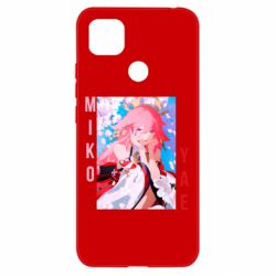 Чехол для Xiaomi Redmi 9c Yae Miko art - PrintSalon