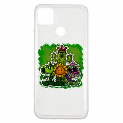 Чохол для Xiaomi Redmi 9c Zombie vs Plants players - PrintSalon