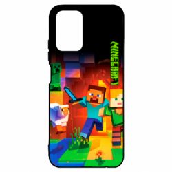 Чехол для Xiaomi Redmi Note 10 4G/10s Майнкрафт - PrintSalon