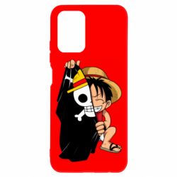 Чехол для Xiaomi Redmi Note 10 4G/10s One piece chibi Luffy - PrintSalon