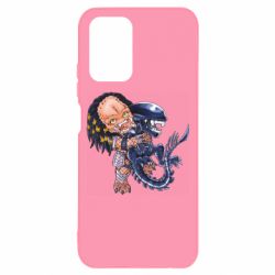 Чехол для Xiaomi Redmi Note 10 4G/10s Alien vs Predator - PrintSalon