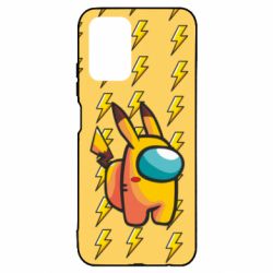 Чехол для Xiaomi Redmi Note 10 4G/10s Among Us - Pikachu skin