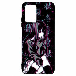Чохол для Xiaomi Redmi Note 10 4G/10s Anime Girl Glitch - PrintSalon