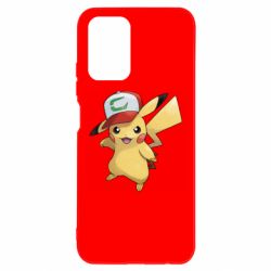 Чехол для Xiaomi Redmi Note 10 4G/10s Ash's hat Pikachu - PrintSalon