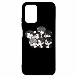 Чохол для Xiaomi Redmi Note 10 4G/10s BTS Cute Art - PrintSalon
