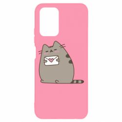 Чехол для Xiaomi Redmi Note 10 4G/10s Cat with a letter - PrintSalon