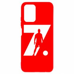 Чехол для Xiaomi Redmi Note 10 4G/10s Cristiano Ronaldo Silhouette Art - PrintSalon