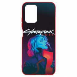 Чохол для Xiaomi Redmi Note 10 4G/10s Cyberpunk Girl Portrait - PrintSalon