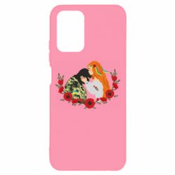 Чохол для Xiaomi Redmi Note 10 Дівчина цілує солдата - PrintSalon