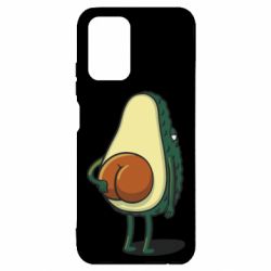 Чехол для Xiaomi Redmi Note 10 4G/10s Funny avocado - PrintSalon