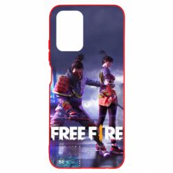 Чехол для Xiaomi Redmi Note 10 4G/10s Garena Free Fire Samurai Team - PrintSalon