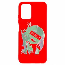 Чехол для Xiaomi Redmi Note 10 4G/10s Himiko Toga glitch - PrintSalon