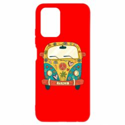 Чехол для Xiaomi Redmi Note 10 4G/10s Hippie bus - PrintSalon