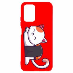 Чехол для Xiaomi Redmi Note 10 4G/10s Котик-суши - PrintSalon