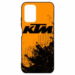 Чехол для Xiaomi Redmi Note 10 4G/10s KTM and grunge background - PrintSalon