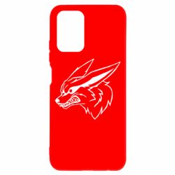 Чехол для Xiaomi Redmi Note 10 4G/10s Kurama line art - PrintSalon