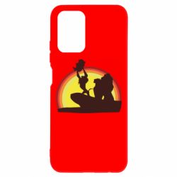 Чохол для Xiaomi Redmi Note 10 4G/10s Lion king silhouette - PrintSalon