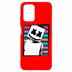 Чехол для Xiaomi Redmi Note 10 4G/10s Marshmello Colorful Portrait - PrintSalon